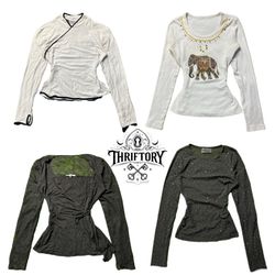 T-shirts et blouses imprimés pour femmes Y2K TY-17..