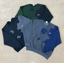 upcycle Nike patchwork sweashirts 🐒