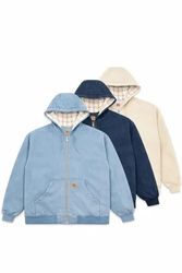 CR1366 Upcycled Carhartt Hooded Jacket