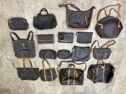 This bundle consists of Louis Vuitton bags that fa..