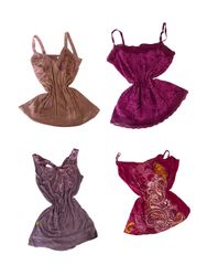 Y2K Red Ruffled Cami Tops-ST-183