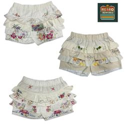 Upcycled Linen Blooming Short