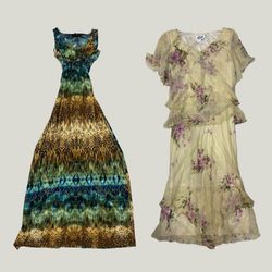 Y2K Whimsigoth & Fairycore Maxi Dress (OFF-48)