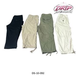 Y2K Utility Cargo Capris For Effortless Street Sty..
