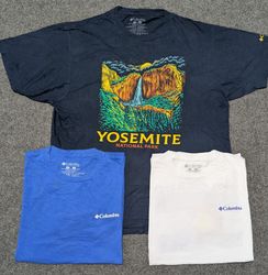 CRZV00118 Pack de t-shirts Columbia à encolure ron..