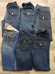 HD1597 Ladies Maternity True Religion Jeans