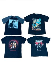 Vintage bedrucktes Musik T-Shirt