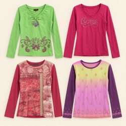 Y2K Girly Pop Long Sleeve Tops