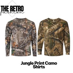 Jungle Print Camo Shirts.      #661