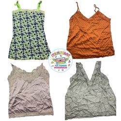 Y2K Vintage Satin & Lace Camis – 10pcs Wholesale |..
