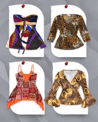Y2K Grunge Blouse