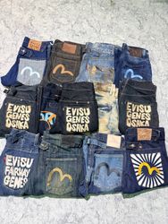VINTAGE EVISU MIXED JEANS