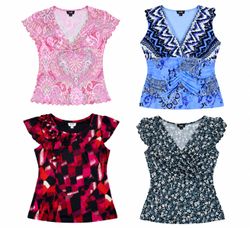 Y2K Tropical Tops 10 pcs A 1499
