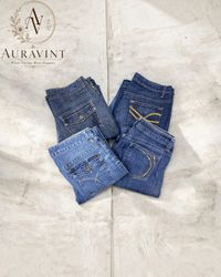 AV 1519 Y2K Embroidered Jeans