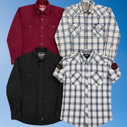 Mix branded button up shirt