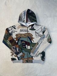 Upcycle Tapestry Hoodie Jacket