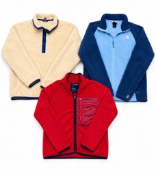 Mix brand fleece jackets