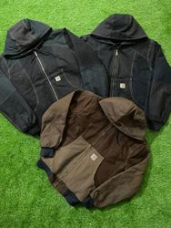 Upcycle Carhartt hoodie jacket