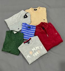 Mix branded sweaters