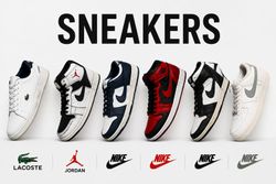 Nike, Jordan & Lacoste Sneakers