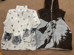 Printed fleece