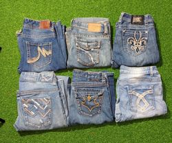 L.A.IDOL USA. AND OTHER MIX BRANDS JEANS  (B 125)