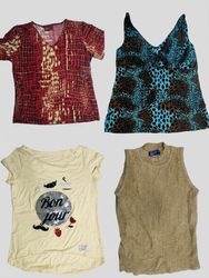 Y2K half sleeve tops 17 pcs