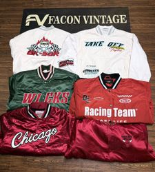 Mix Nylon Varsity Jacket