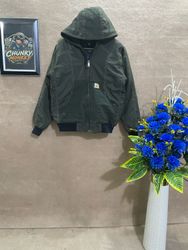 Upcycled Carhartt hooded jacket 🐒