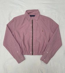 Upcycle Ralph Lauren Crop With Zipper (DR)