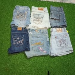 HYDRAULIC AND OTHER BRAND MINI MICRO SHORTS (C282)