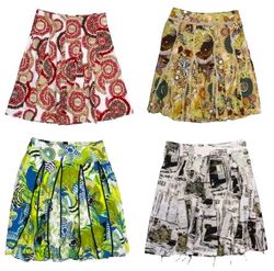 Y2K Graphic Cotton Skirts