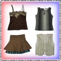 French Girl Weekend - tops, skirts (SS-2786)