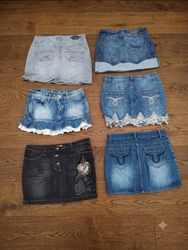 13 Ways to Style Early 2000s Jean Mini Skirts 👖(V..