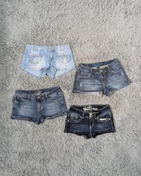 ***Y2K Authentic Denim Micro Mini Shorts