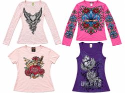 Abercrombie & Fitch Hollister lot de t-shirts grap..