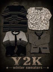 Y2K winter sweaters