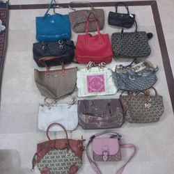 Louis Vuitton, Coach & Guess Handbags