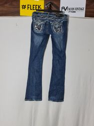 Jeans bootcut a zampa Y2K.