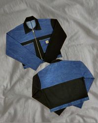 Upcycled Carhartt Denim Crop Jacket