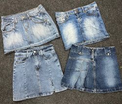Y2k Denim Mini Skirts