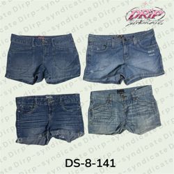 Y2K Denim Mini Shorts – Low Rise Vintage Jean Shor..