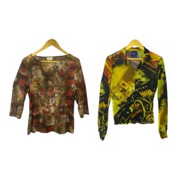 Y2K White Long Sleeve Blouse
