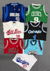 NBA NFL team and unbranded jersey