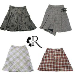 Y2K Unique Corduroy Midi Skirt RW-2474
