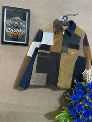 Veste en patchwork upcyclée Carhartt 🐒🐒