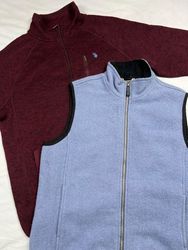 Mix branded fleece jacket