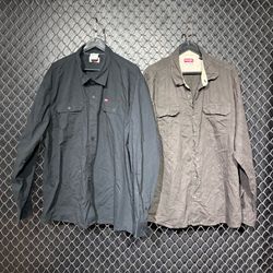 Levis and wrangler shirts (fnc 499)