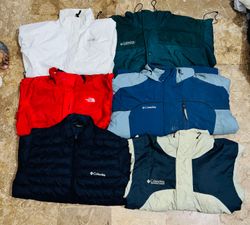 The northface columbia jackets #O5