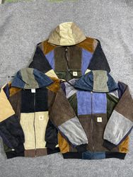 Upcycled Carhartt Corduroy Hoodie